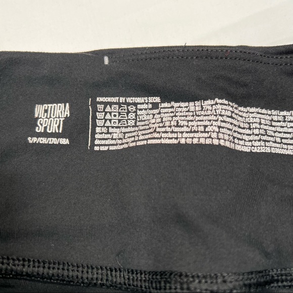 VICTORIA SECRET SPORT Knockout VSX Women's Leggings Black Size Small A030222 - Picture 3 of 5